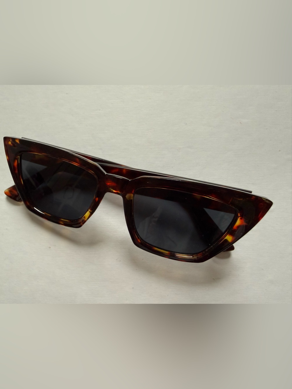 Mango Tortoiseshell Cat-Eye Sunglasses with Dark Lenses